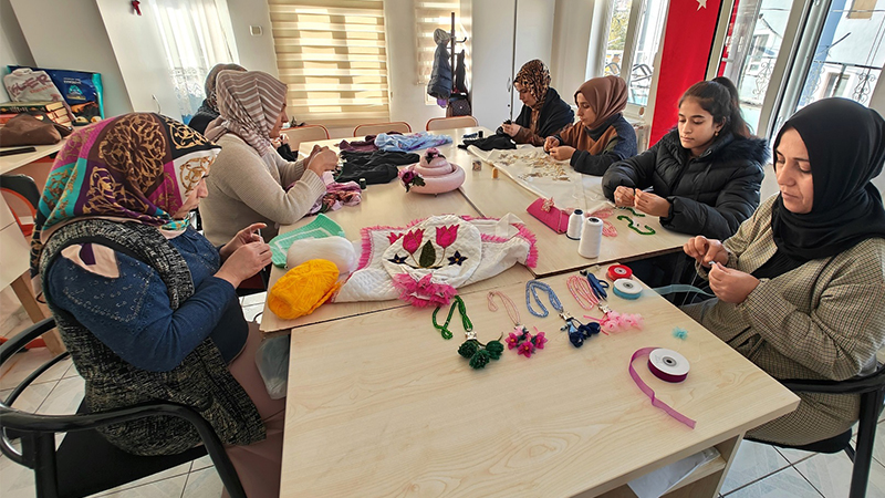 Eyyübiye kadın destek merkezleri hayata dokunuyor;