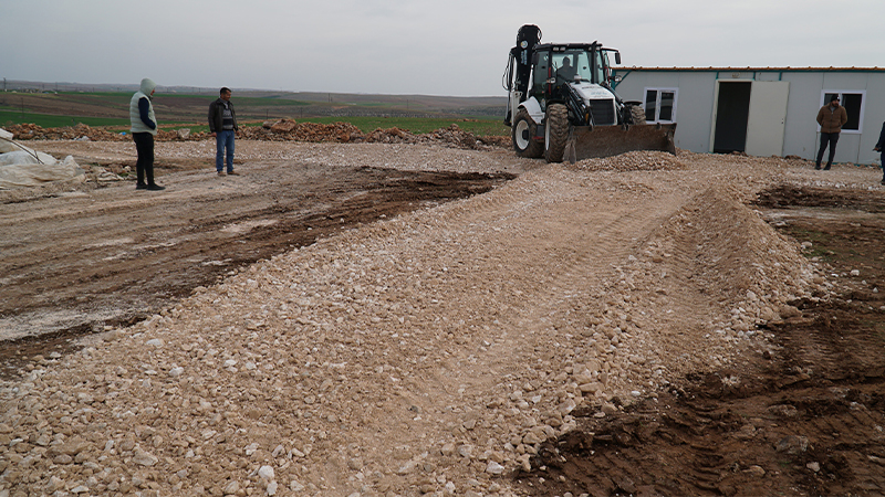 Haliliye'de kırsal mahallelerde ulaşım ağı güçleniyor