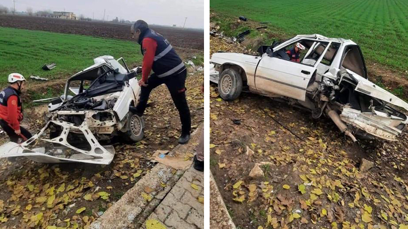 Karaköprü’de trafik kazası: 4 yaralı