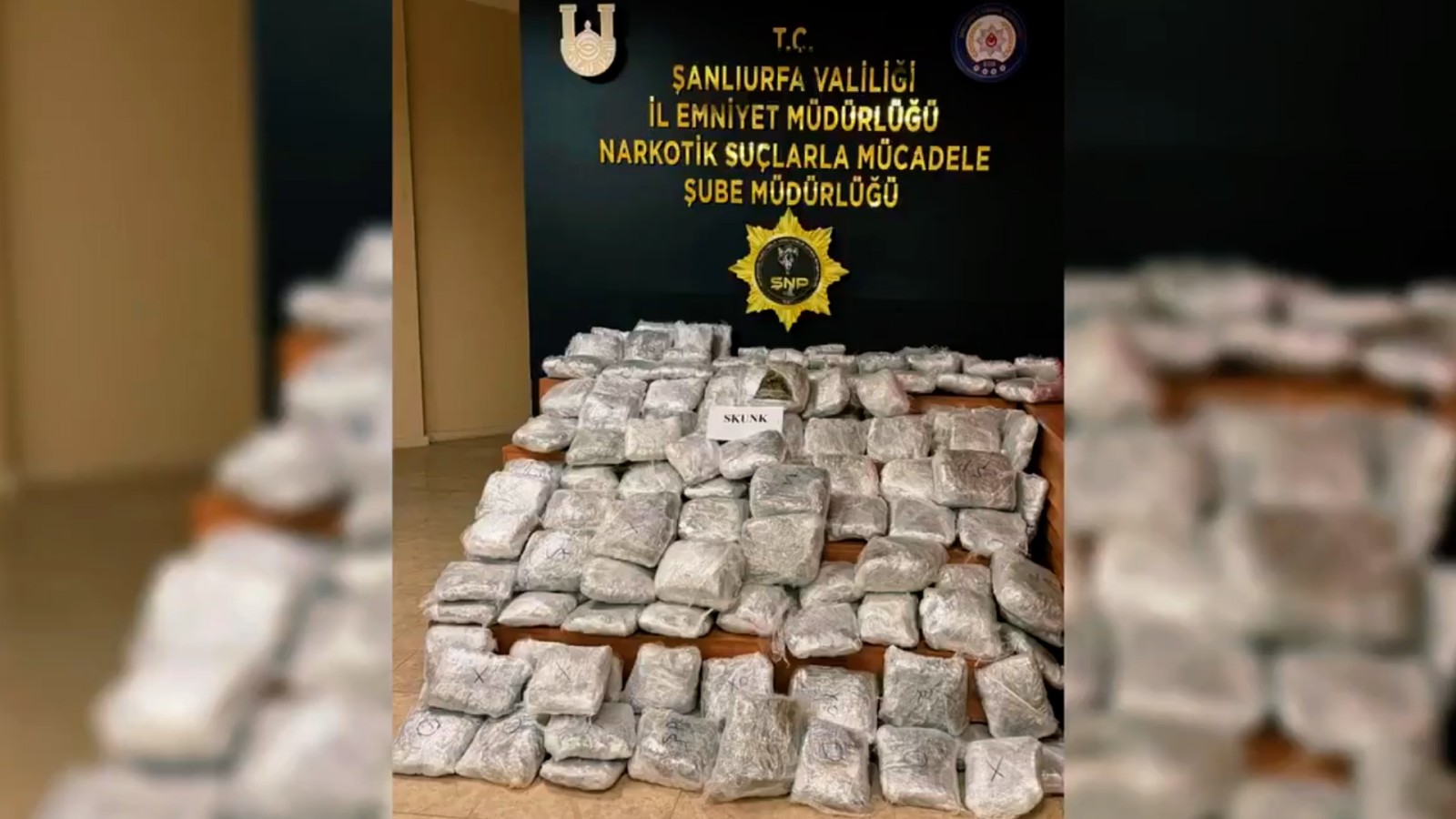 Şanlıurfa’da uyuşturucu operasyonu: 85 kilo 750 gram ele geçirildi;