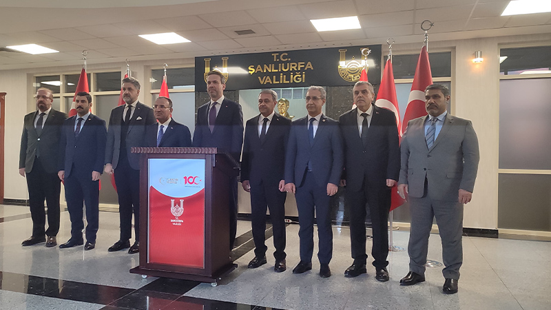 Bakan Bayraktar Şanlıurfa'da;