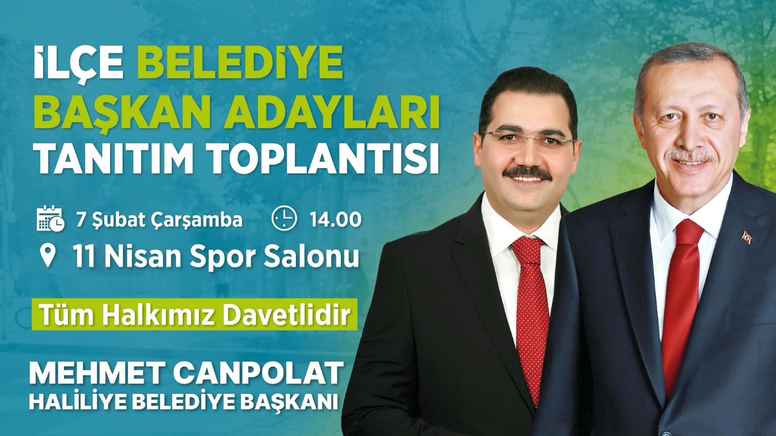 Başkan Canpolat’tan tanıtım toplantısına davet