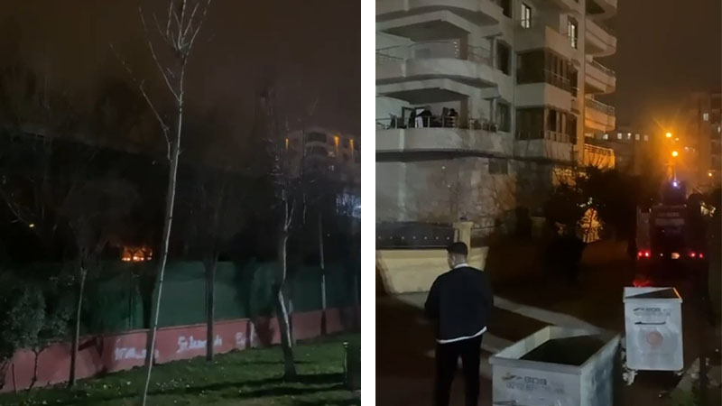 Karaköprü’de iş yeri yangını korkuttu;