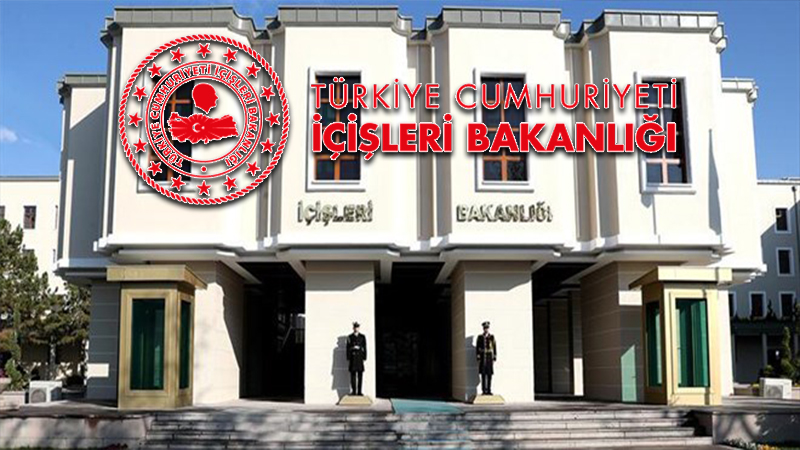 İçişleri Bakanlığı 1608 personel alacak;