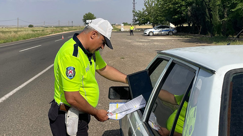 Şanlıurfa'da 404 araç ve sürücüsüne cezai işlem uygulandı