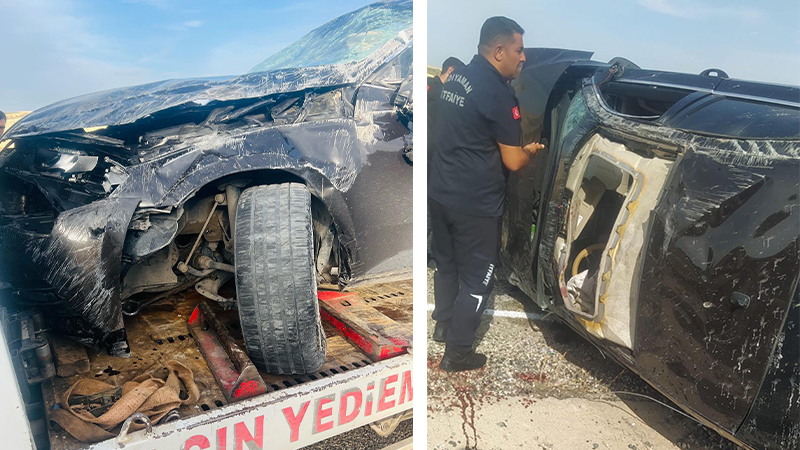 YRP Şanlıurfa İl Gençlik Kolları Başkanı kaza yaptı!;