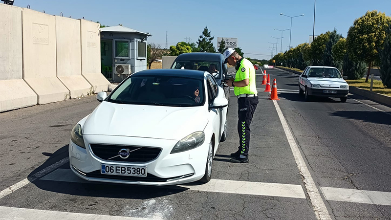 Şanlıurfa’da 169 araç kontrol edildi