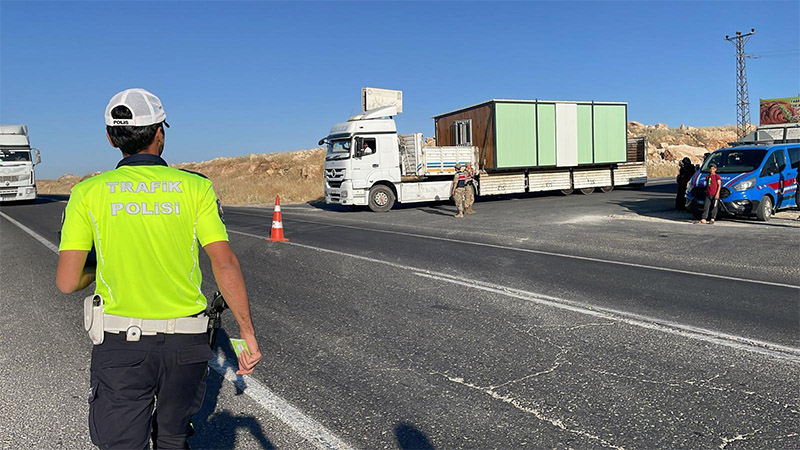 Şanlıurfa’da 9 araç trafikten men edildi;