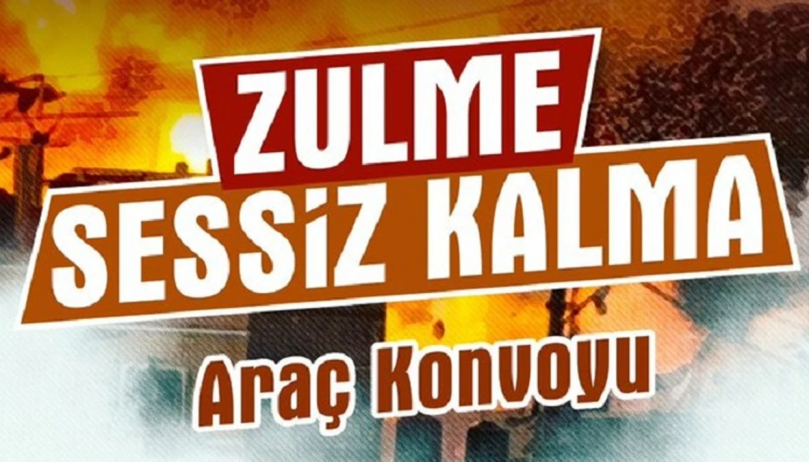 Şanlıurfa'da Gazze'ye destek konvoyu!