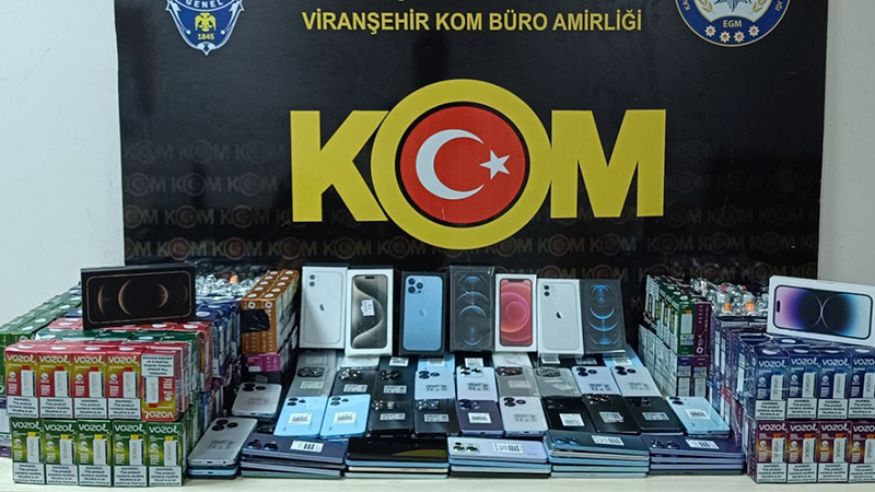 Viranşehir’de kaçakçılık operasyonu: 4 gözaltı