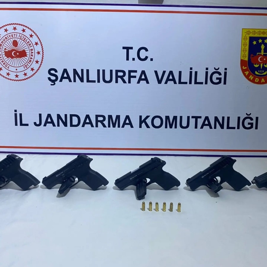 Şanlıurfa’da silah ve uyuşturucu operasyonu, 11 gözaltı