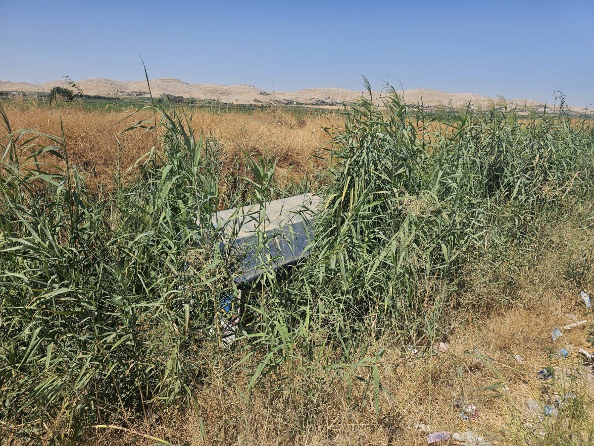 Akçakale yolunda araç tahliye kanalına uçtu, 1 yaralı