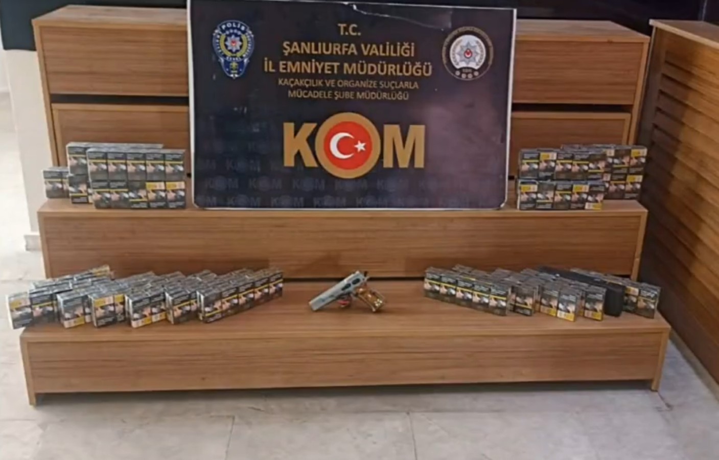 Şanlıurfa’da kaçakçılıkla mücadele kapsamında operasyon gerçekleşti;